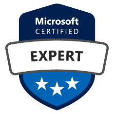 Microsoft Certified Expert 认证徽章样式