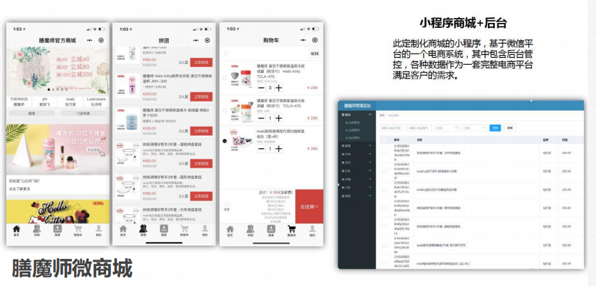 膳魔师微商城项目界面