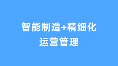 智能制造+精细化运营管理